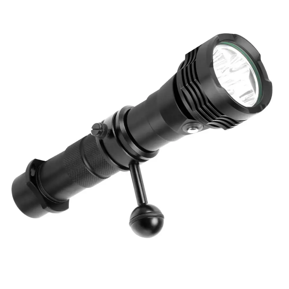 

Camera Diving 1000LM 2000LM Waterproof Flashlight with 1inch Ball Head Clip for GoPro for OSMO Action /YI /EKEN Accessories