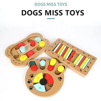 dog puzzle toys increase iq interactive slow dispensing feeding pet dog training games feeder with non slipinteractive