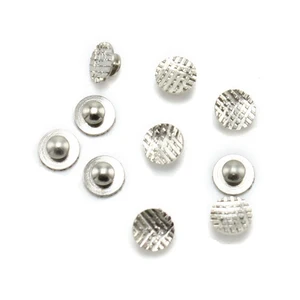 Стоматологические инструменты с пряжкой шт.упак. дюйма, металлическая сетка для изготовления языка, 10 Ортодонтические языковые кнопки новых стоматологических материалов