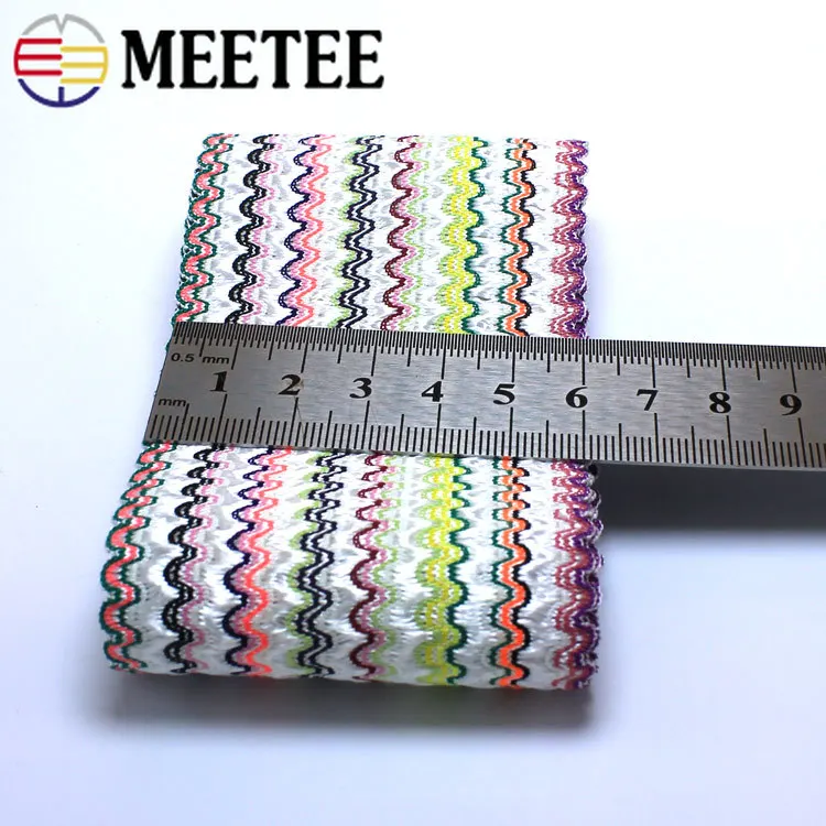 2 метра 60 мм многоцветная полоса эластичная лента пояс жаккардовые ленты
