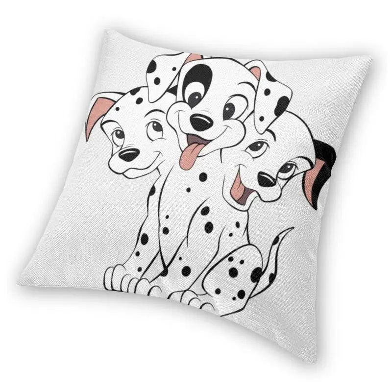 Милый мультяшный чехол для подушки далматинцев с двусторонним принтом милая