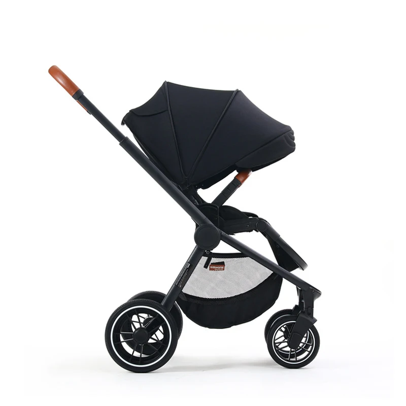 Kidsworld/прогулочная коляска с высоким пейзажем, может сидеть Двусторонняя корзина для сна, детская коляска