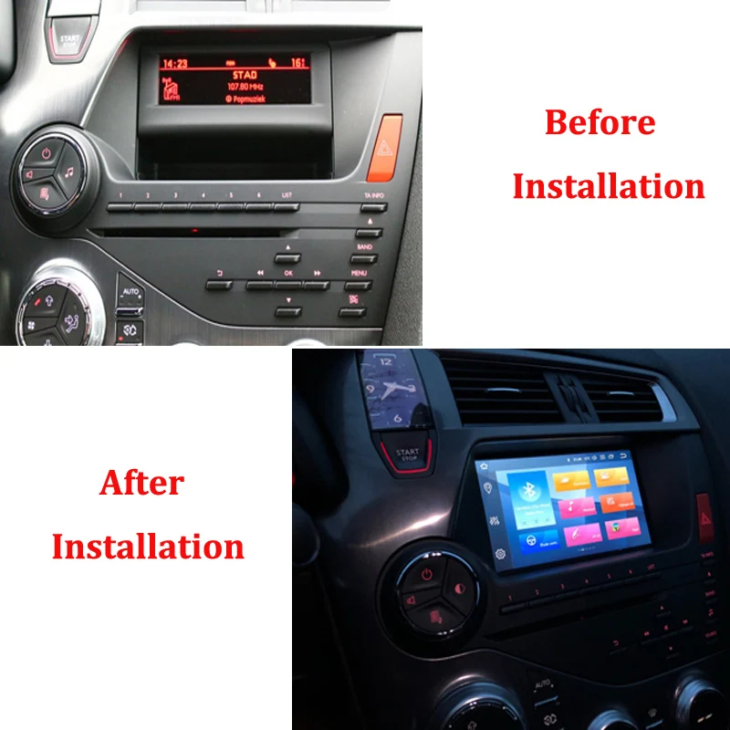 Автомобильный DVD плеер 4 ГБ ОЗУ 64 Гб ПЗУ Android 10 0 для Citroen DS5 Peugeot 508 2011 2017 радио GPS Wifi DVR