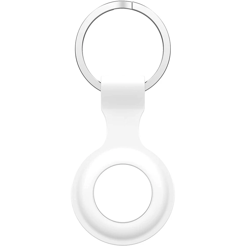 

4Pcs Soft Silicone Case Compatible for AirTags, Portable Protector Anti-Scratch Lightweight Protective Cover for AirTags