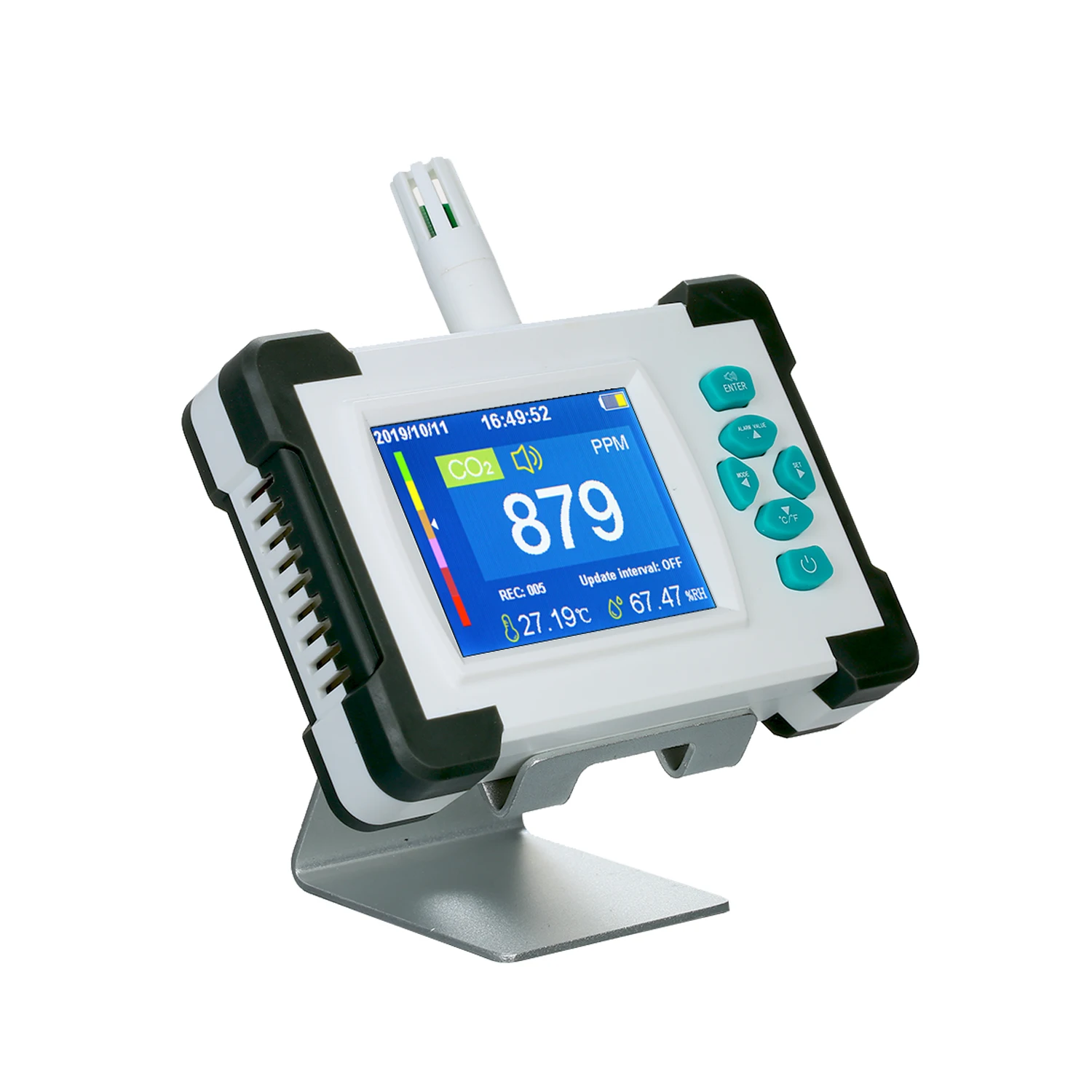 Детектор углекислого газа измеритель тестер качества воздуха детектор с чехлом