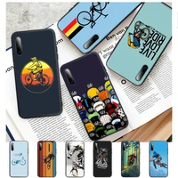 mountain bike cycling art silicone cell phone case cover for redmi note 6 8 9 10 pro 10 9s 8t 7 5a 5 4 4x