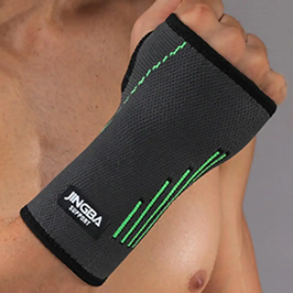 

1 шт. высококачественный поддерживающий бандаж для запястья, удобный для кожи Регулируемый дышащий нейлоновый Эластичный компрессионный Б...