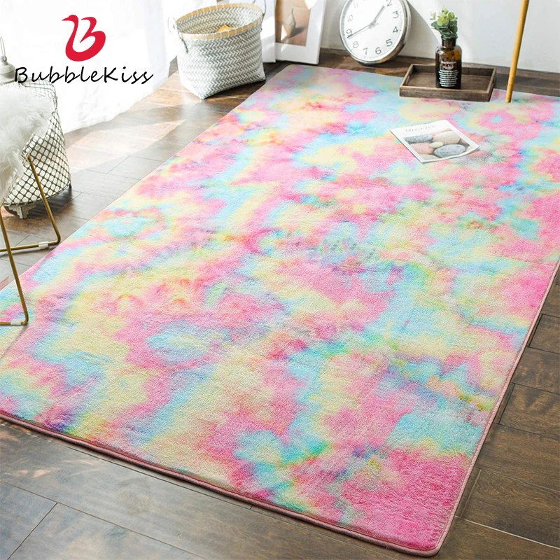 

Bubble Kiss Fluffy Carpets For Living Room Home Soft Shaggy Carpet Floor Door Mat Thicker Rugs For Bedroom Decor Plush Area Rug