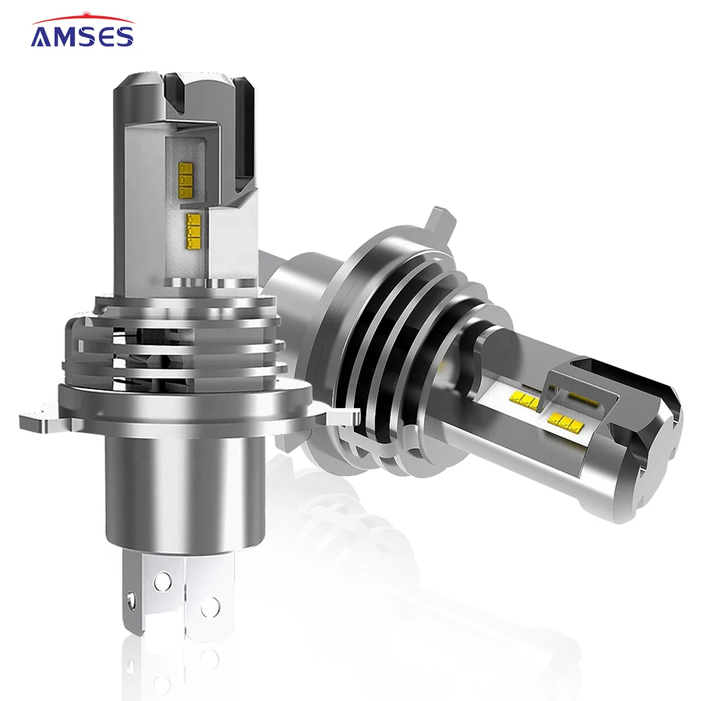 AMSES H4 H7 светодиодный H1 H8 H11 H9 9005 HB3 9006 HB4 головной светильник лампы 12000LM 6000K 12V