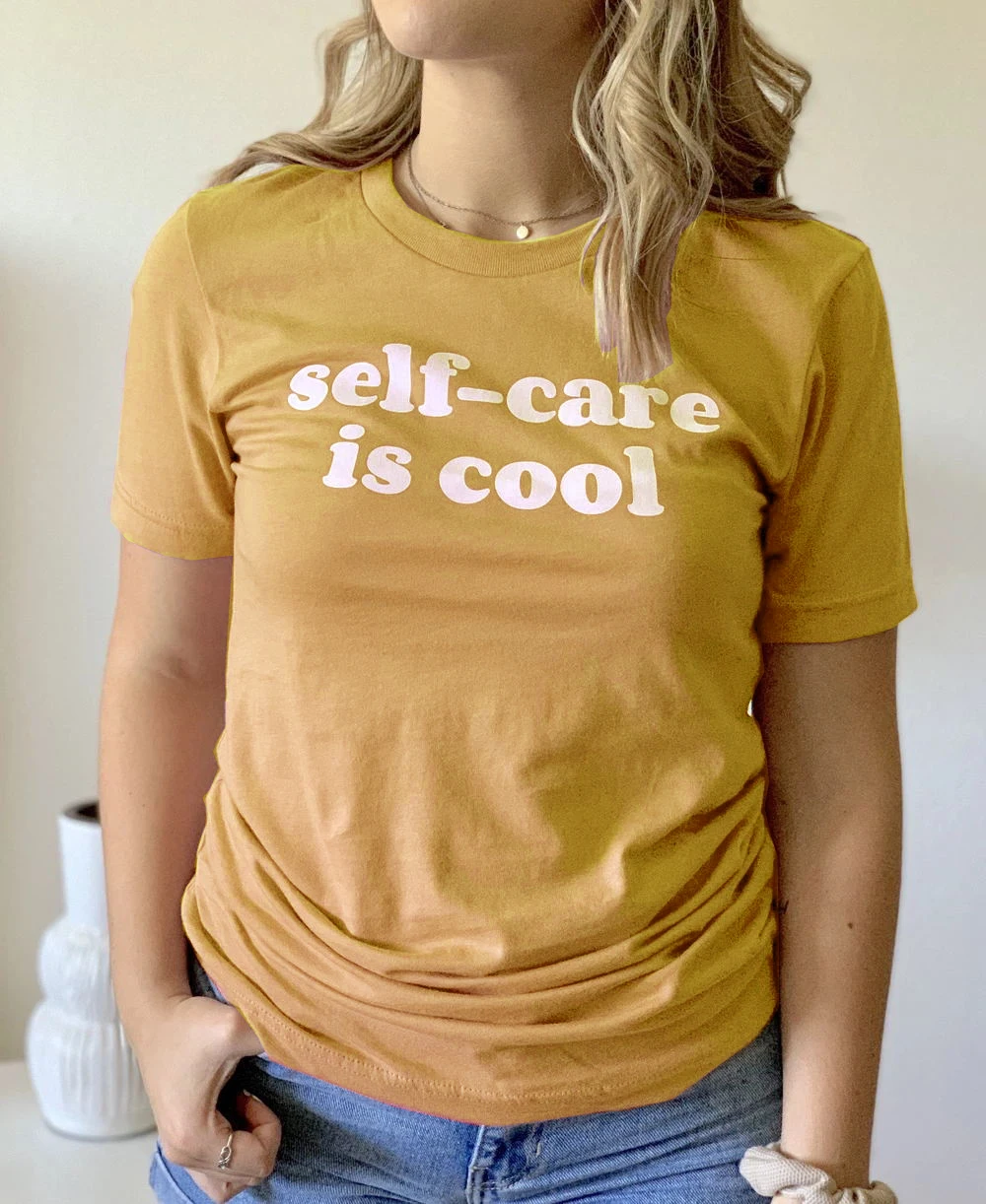 Крутая футболка для самостоятельного ухода 100% хлопок Женская графическая