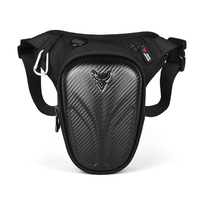 Impermeable bolsa de pierna para motocicleta guantes equipaje bolsa de conductor casuales al aire libre de la cintura bolsa de Fanny Pack, bolsa de Moto bicicleta de Shell duro del riñonera