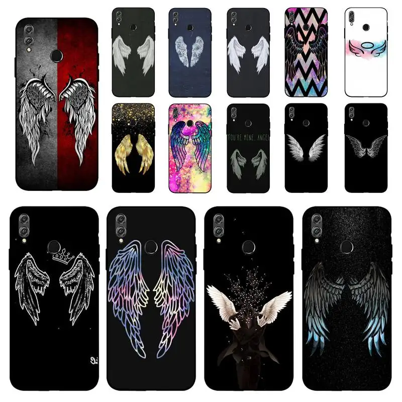 

FHNBLJ Angel Wingsjpg Phone Case for Huawei Honor 8 x 9 10 20 V 30 pro 10 20 lite 7A 9lite case