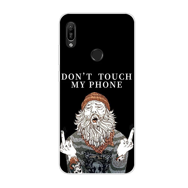 A 6,09 ''для huawei Y6 Мягкий силиконовый чехол TPU чехол для телефона Coque huawei Y6 чехол Y 6 6Y модное тонкое дно