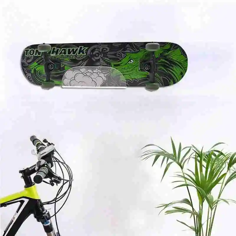 

Clear Skateboard Wall Mount Rack Display er Stand Holder Board Skate Storage Shelf Accessories C5K1