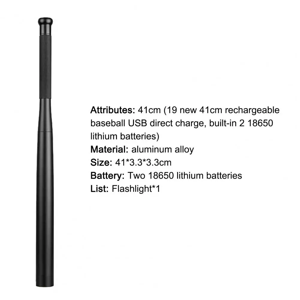 

Flashlight Stick Wide Exposure Range Strong Light Portable Guard Dog LED Flashlight for Daily Life