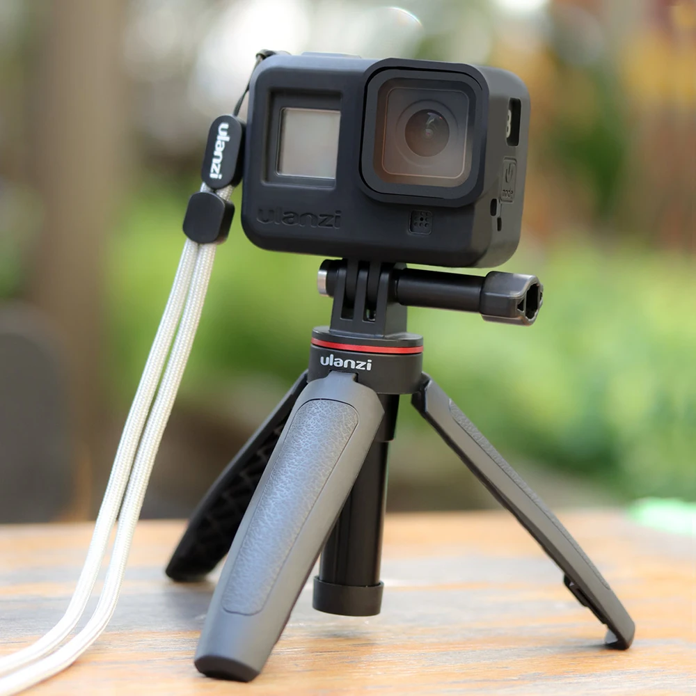 Chargeable Vlog Soft Protective Case With Camera Lens Cap For GoPro Hero 8 Black Silicone Droproof Vlogging Cage Kit | Электроника