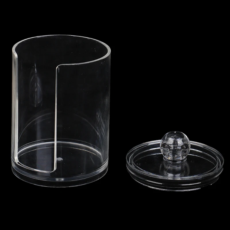 

Portable Acrylic Cotton Swab Storage Box Makeup Organizer Make Up Cotton Pad Holder Container Cosmetics Storage Case