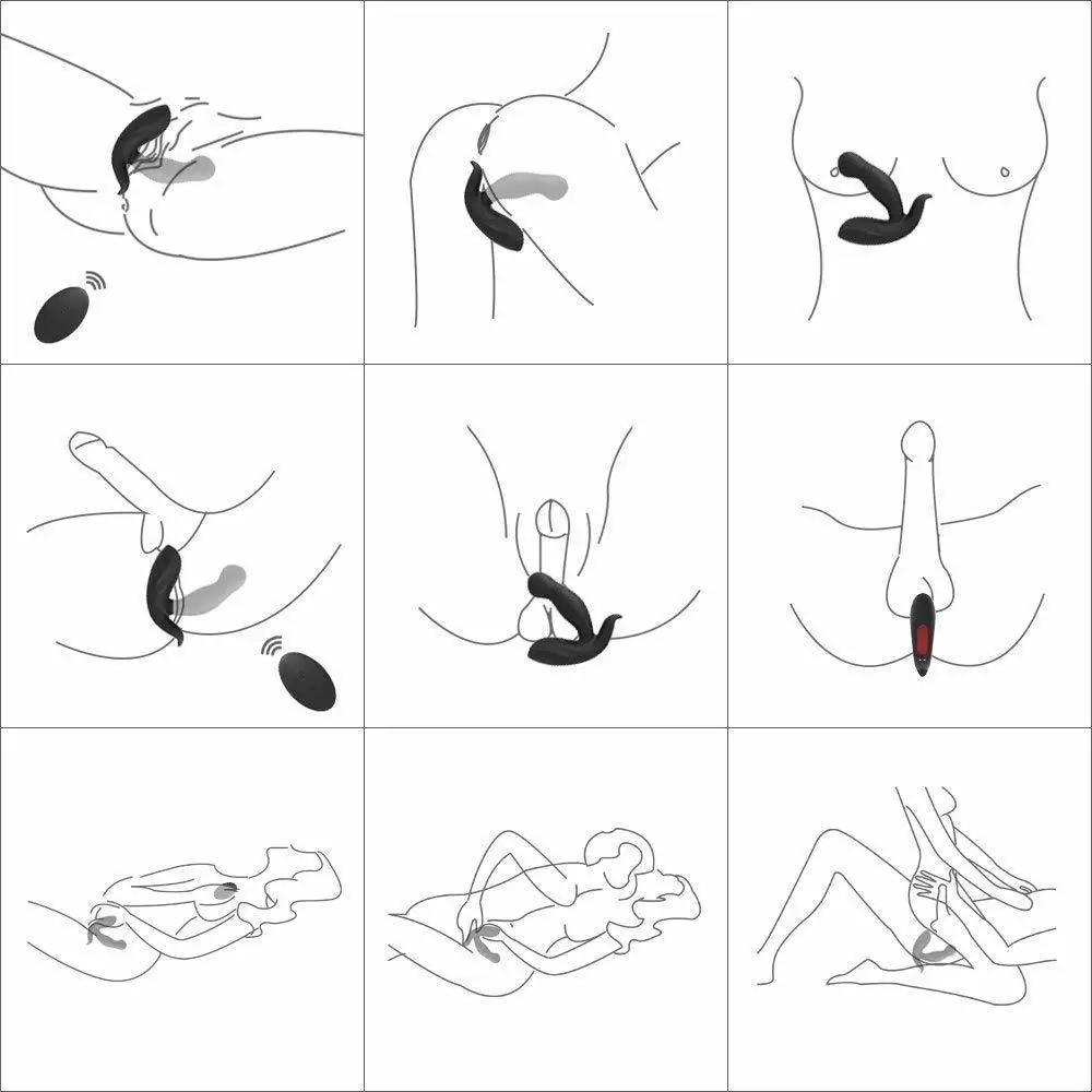 Игрушка с беспроводным пультом дистанционного управления гейский анальный