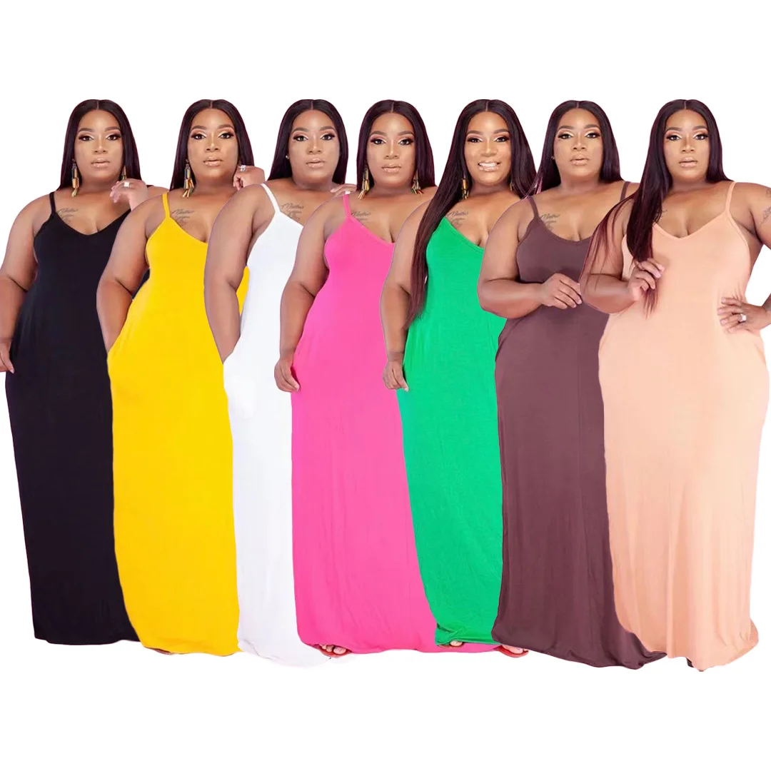 

Женское платье-макси на тонких бретельках, без рукавов