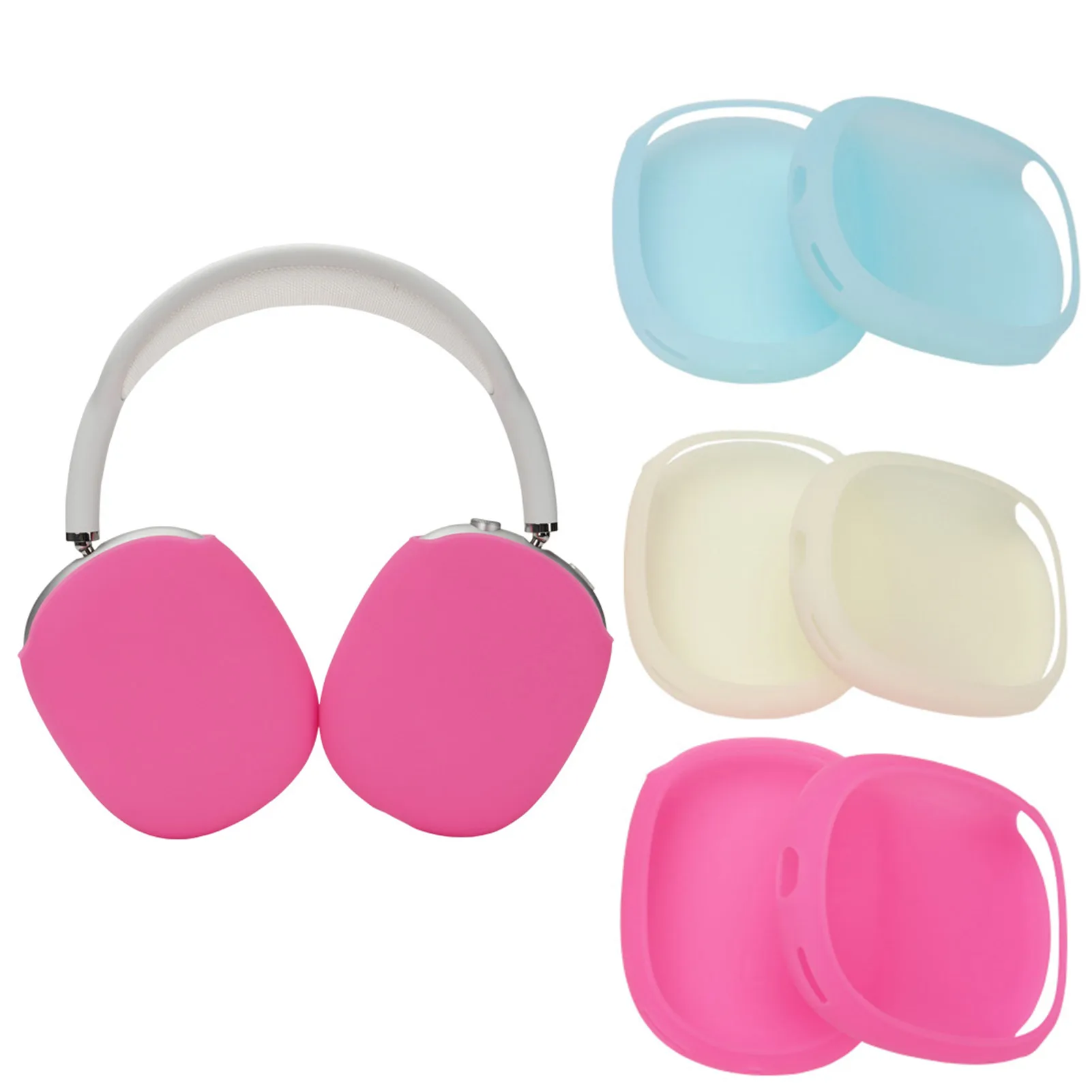 Мягкий силиконовый чехол для Apple Airpods Max защитный беспроводных наушников с