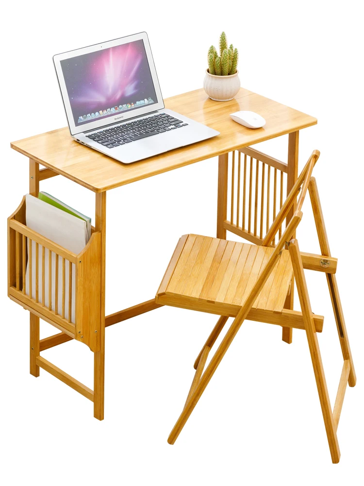 

Multi purpose solid wood computer desk household bedroom writing desk