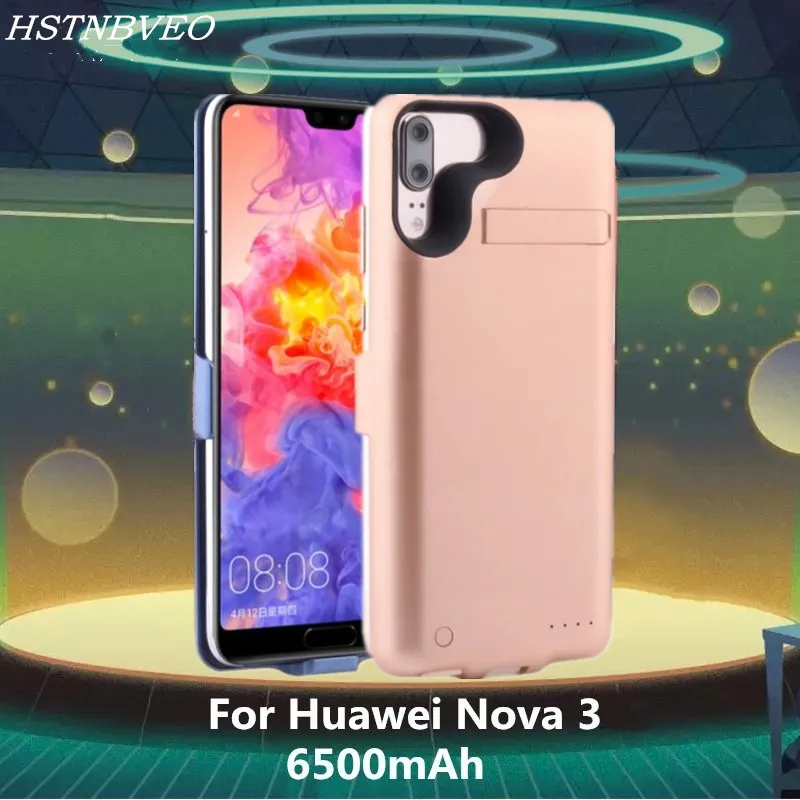 

Чехол с зарядным устройством 6500 мА · ч для Huawei Nova 3, внешний аккумулятор