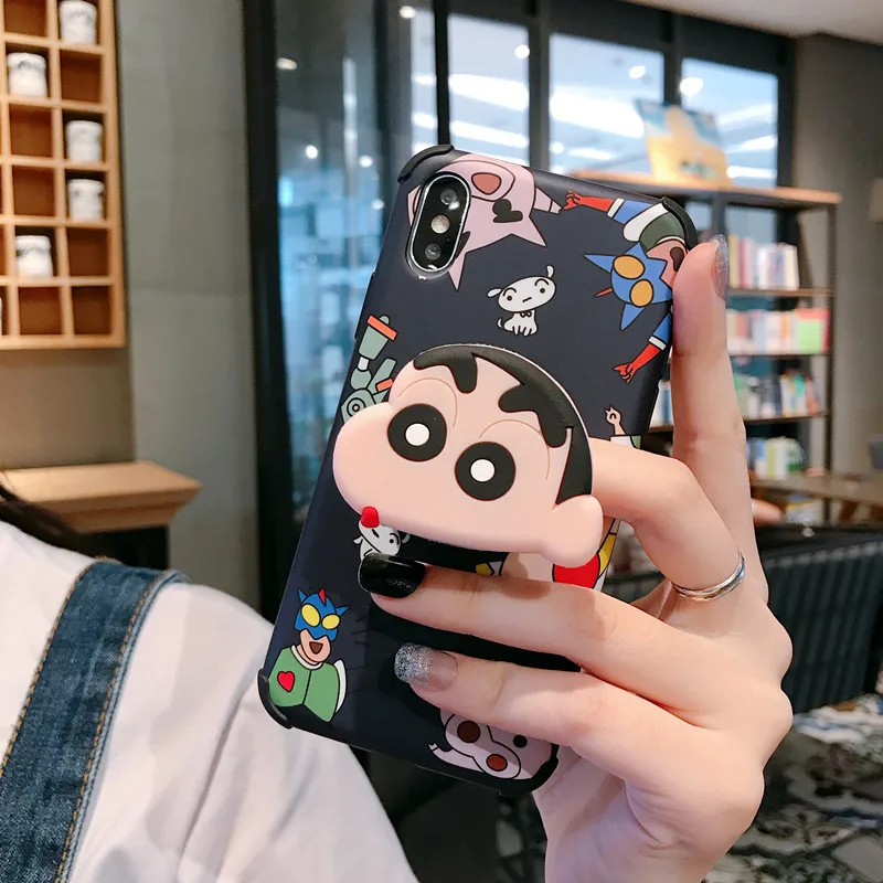 Милый чехол для IPhone 11 Pro XS Max Xr 7 8 6S Plus с мультипликационным принтом небольшой пояс