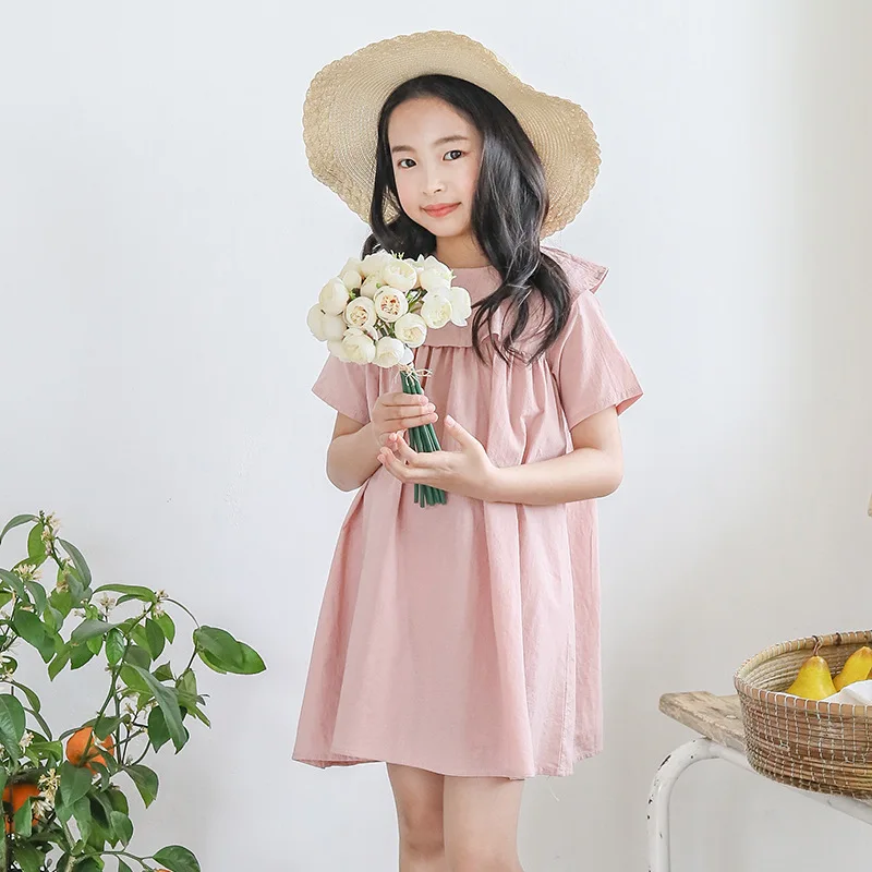 

Children's clothing girls summer dress 2021 new sweet and fashionable big children's skirt