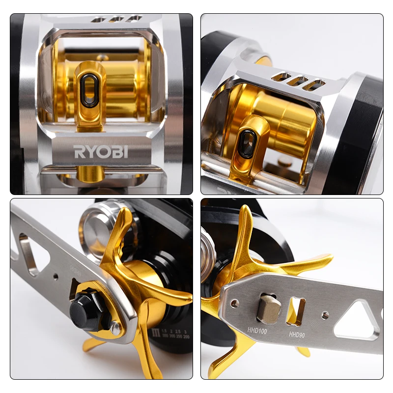 RYOBI Варан GA C3030 для Пресноводной рыбной ловли катушка 6 8: 1 Шестерни соотношение 11BB