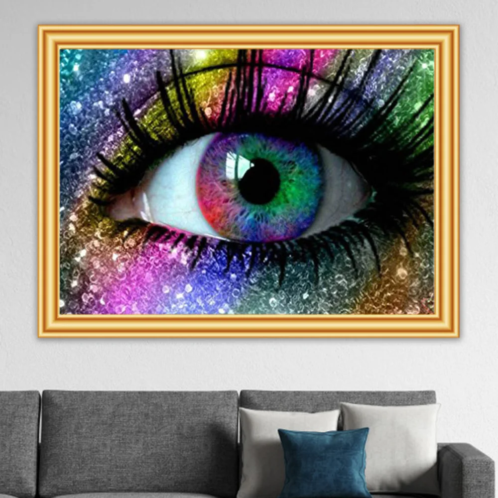 Алмазная 5D мозаика картина сделай сам с полными квадратными и круглыми стразами