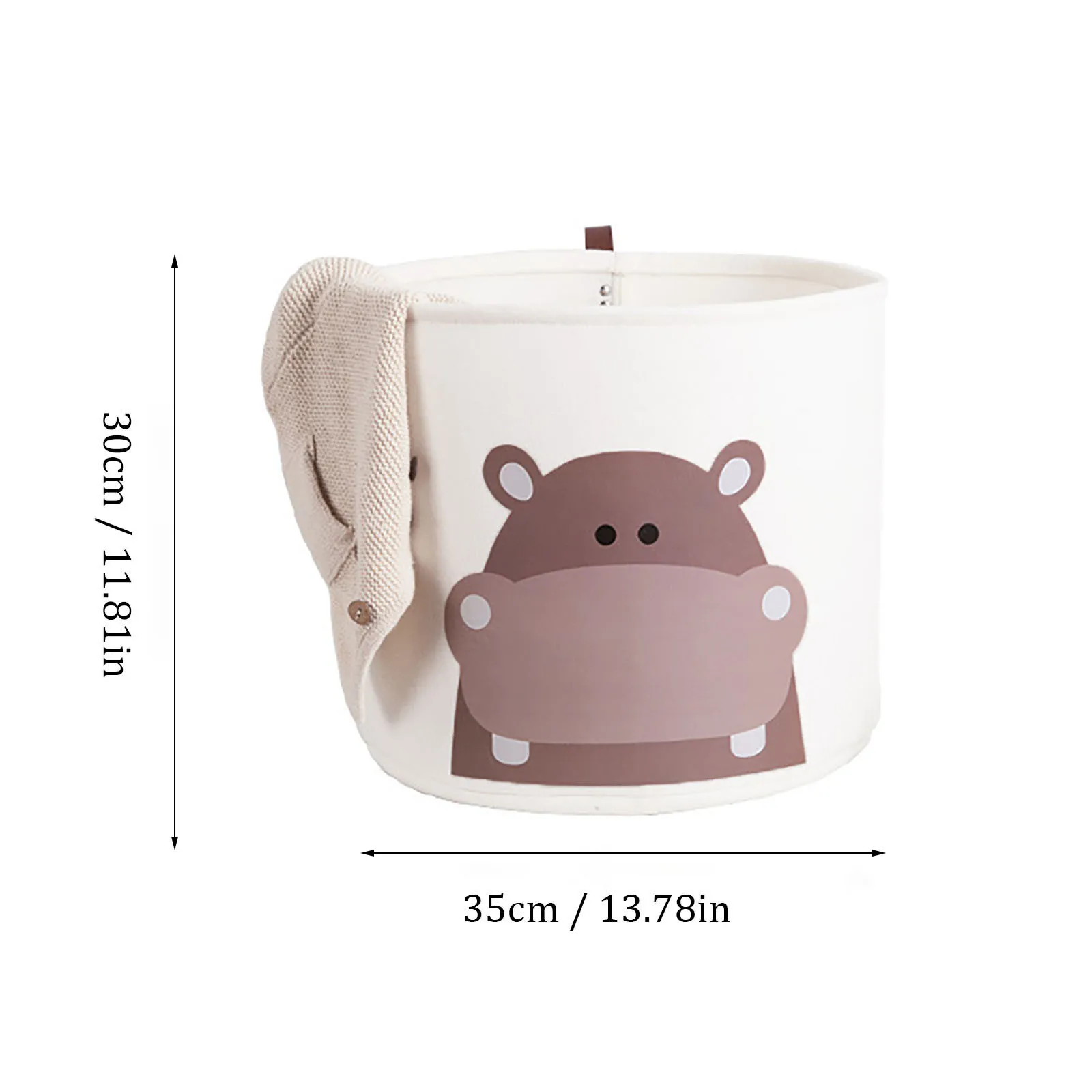 

New Big Japanese Cotton Linen Crafts Large Foldable Dirty Clothes Basket Laundry Storage Basket Storage Basket Buggy Bag