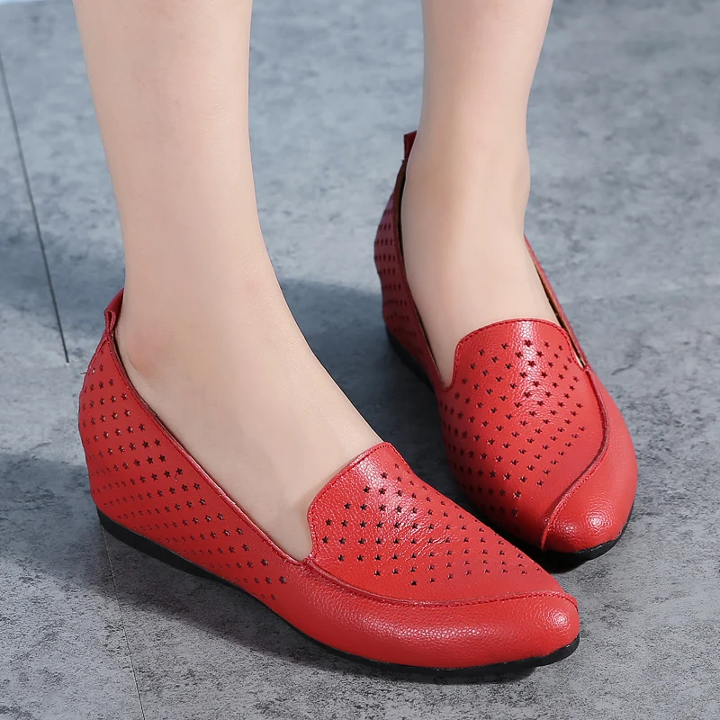 Женские эспадрильи 2020 обувь на плоской подошве балетки из натуральной кожи с