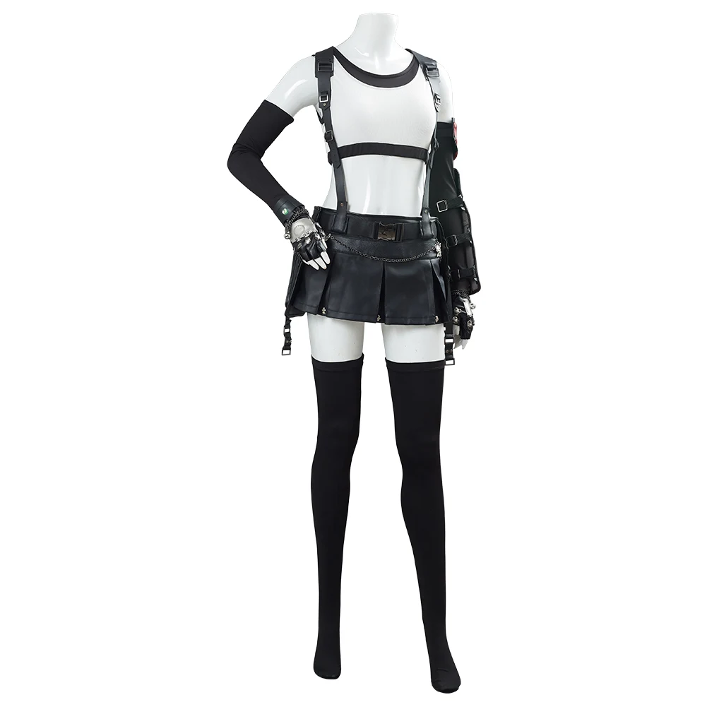 Финальный Косплей фантазия VII 7 переделка Tifa Lockhart косплей костюм наряд Хэллоуин