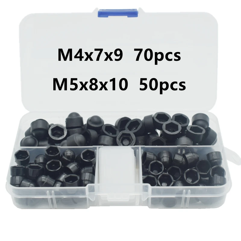 PE Nut Protective Caps M4 M5 M6 M8 M10 M12 M14 Black White Screw Cover Set Threaded Cap Use For Car Safety Plastic | Обустройство