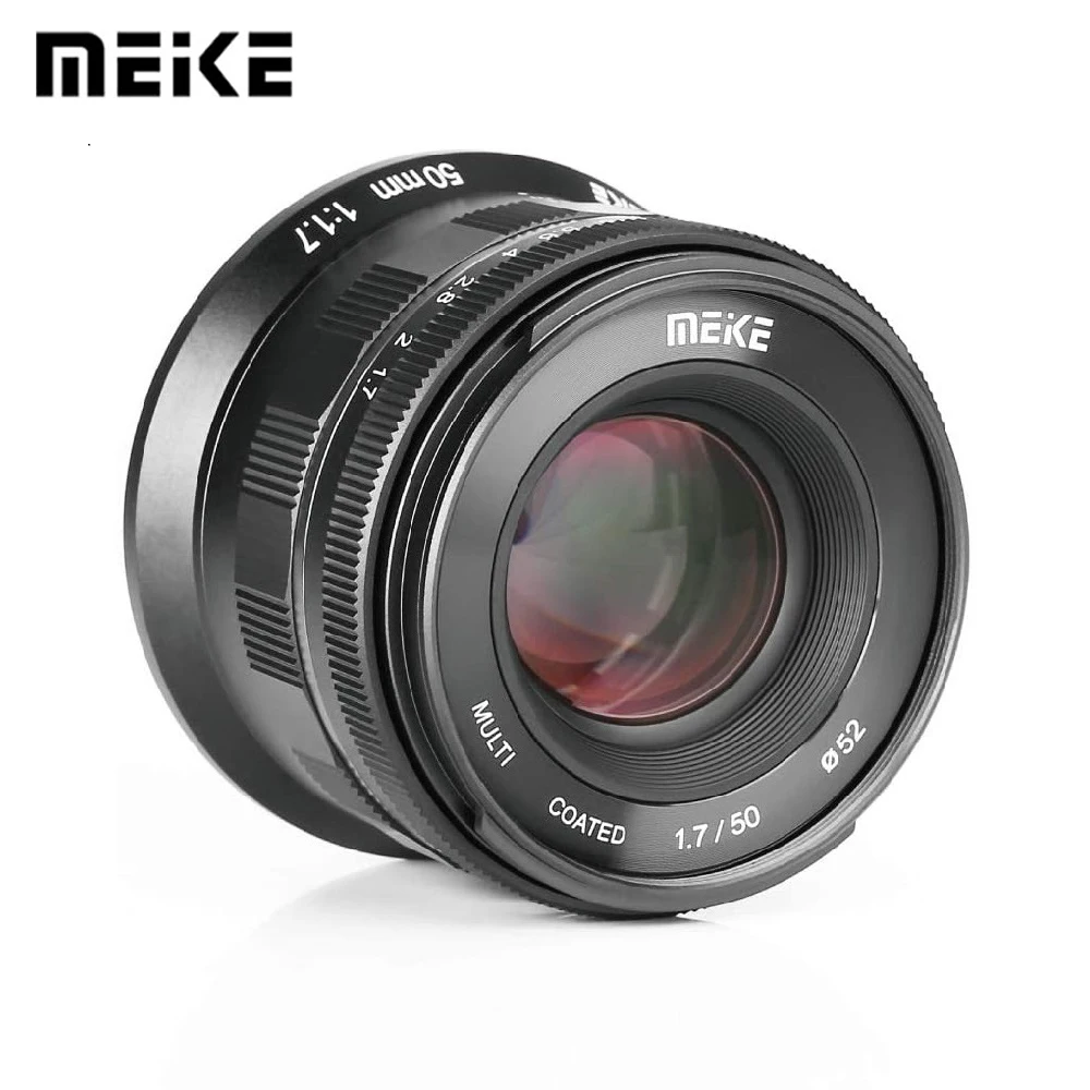 

Meike 50mm f1.7 Manual Focus Prime Lens Full Frame for Nikon Z Mount Z5 Z6 Z7 Z6II Z50 for Canon EOS RF Mount EOS RP EOS R R5 R6