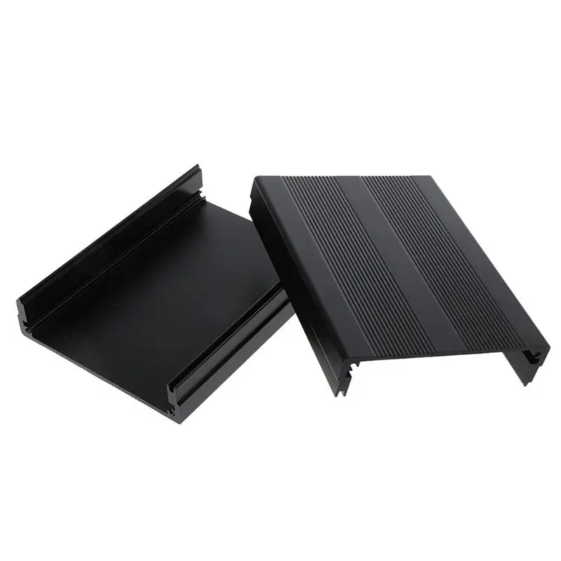 Черный 100*76*35 мм устойчивый к коррозии алюминиевый корпус чехол для корпуса