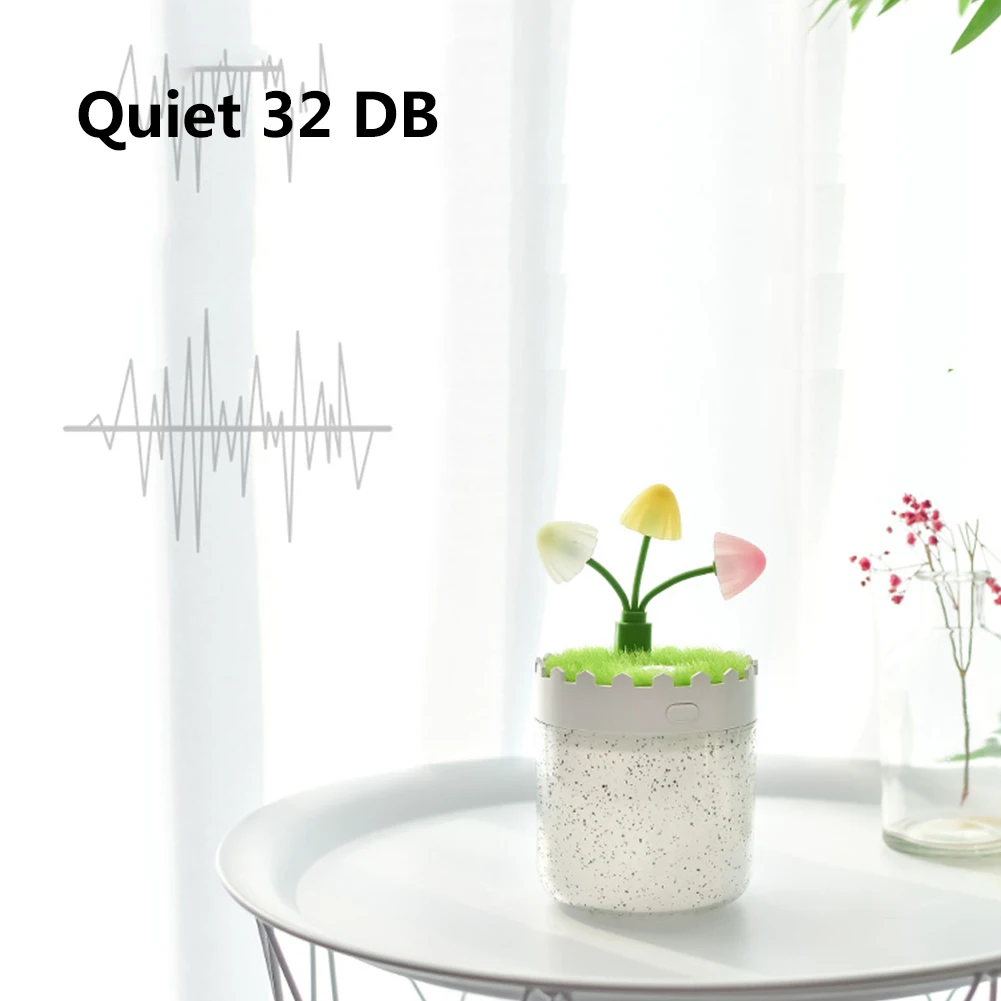 Мини Трава увлажнитель USB креативный гриб Красочный Ночник светильник для