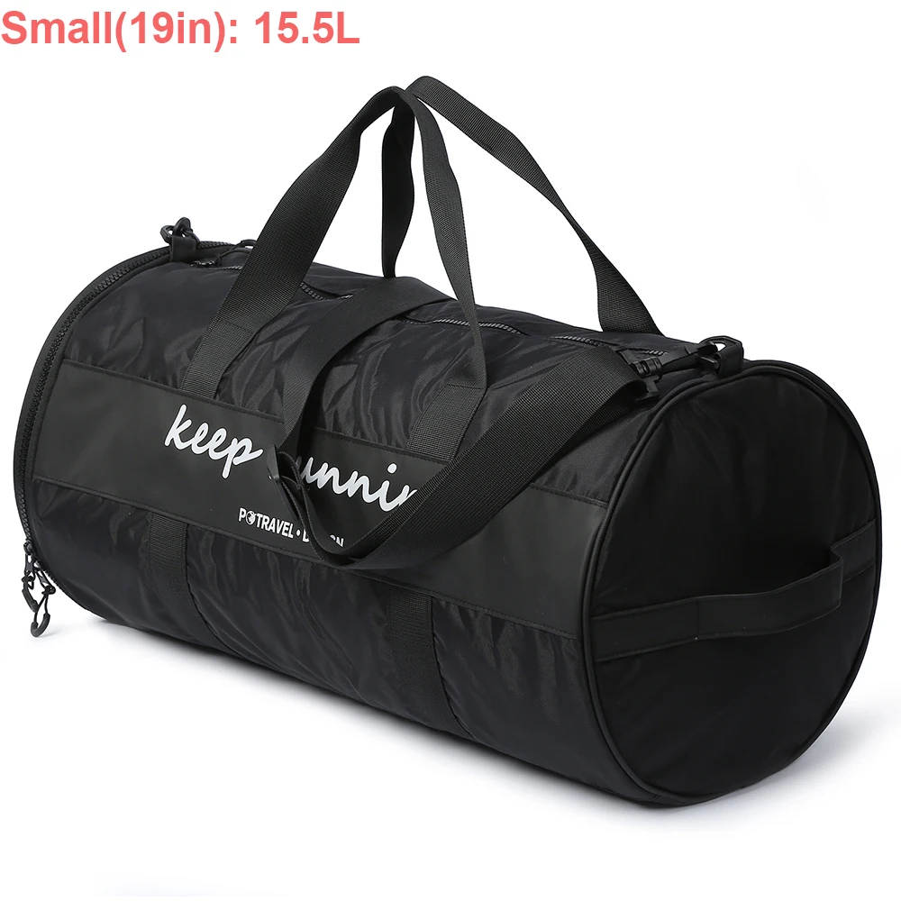 black small Мужские спортивные сумки для тренировок, сумка для фитнеса, путешествий, спортивная сумка для спорта на открытом воздухе, для плавания, для женщин, сухая, влажная, Gymtas, для йоги, для женщин XA103WA - Цвет: black small