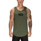 Майка мужская сетчатая, модная повседневная майка для тренировок и спортзала, майка для бодибилдинга, Быстросохнущий жилет без рукавов для фитнеса, лето