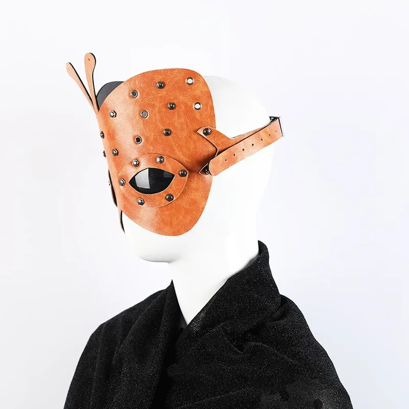Маска-бабочка в стиле стимпанк на Хэллоуин семейная Пасхальная смешная кожаная