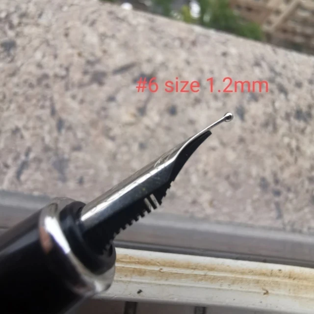 

1PC Broad(1.2mm) Or Double Broad(1.5mm) Round Fountain Pen Nib(Need Your Stuning) For Grinding Ink Pen Nib Business Pens Gift