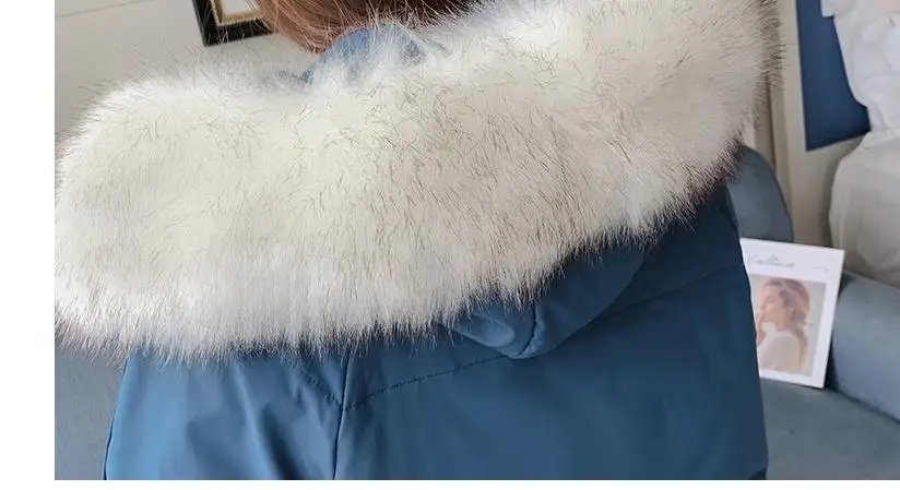 

2021 winter with New style fashion Long sleeve hooded Women's cotton-padded clothes coat