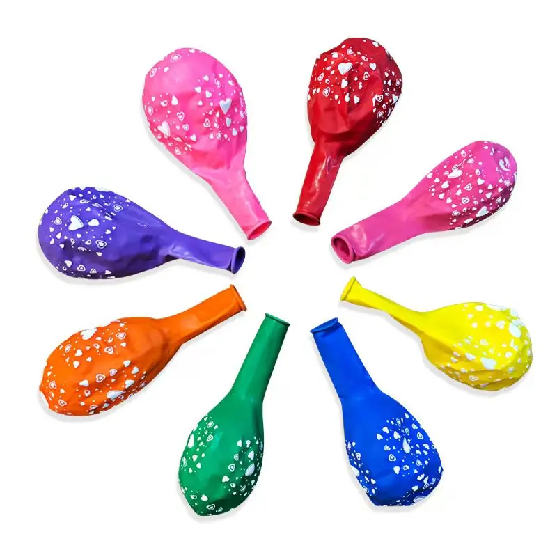 

50pcs Latex Balloons Cartoon printing Wedding Party Balloon Birthday Adult Party Decorations Kids Colorful Air Balls Ballon Arch