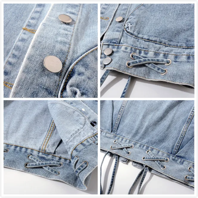 

ZQLZ Autumn Denim Vest Jacket Women 2020 New Slim Plus Size 4XL 5XL Short Jeans Coat Female Spring Vintage Waistcoat Mujer