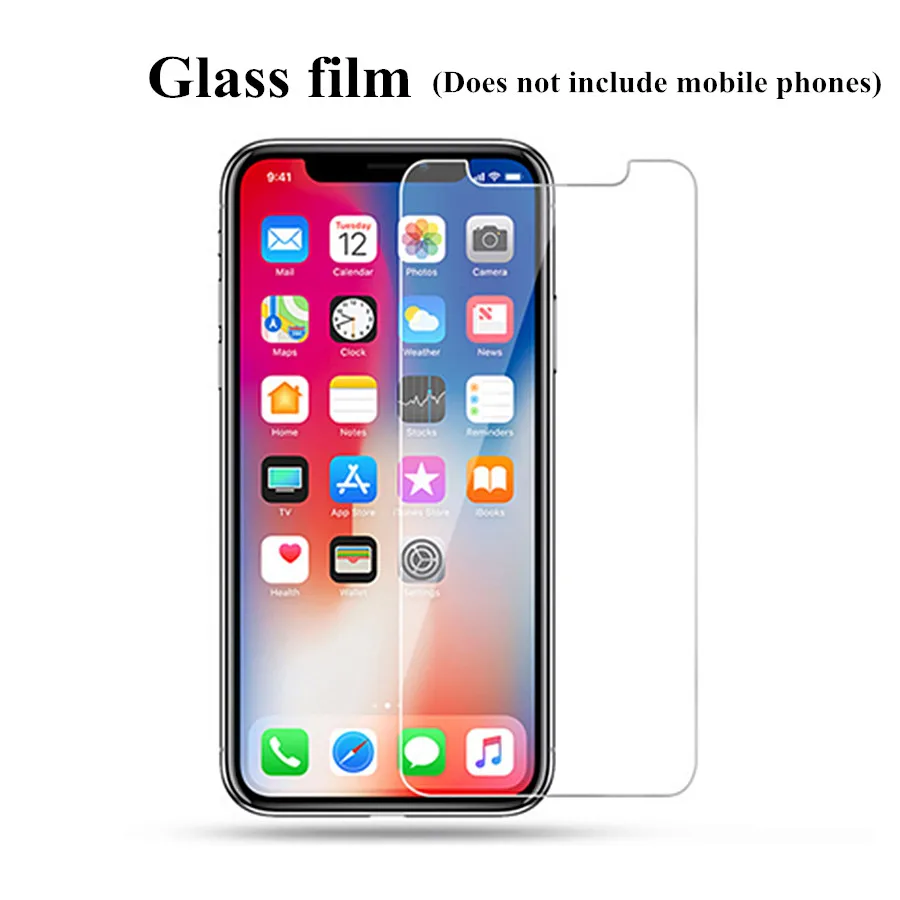 Закаленное стекло для iPhone 11 защитная пленка экрана XR XS Pro Max 3 шт. 7 8 6 6s Plus 5 5S SE X |