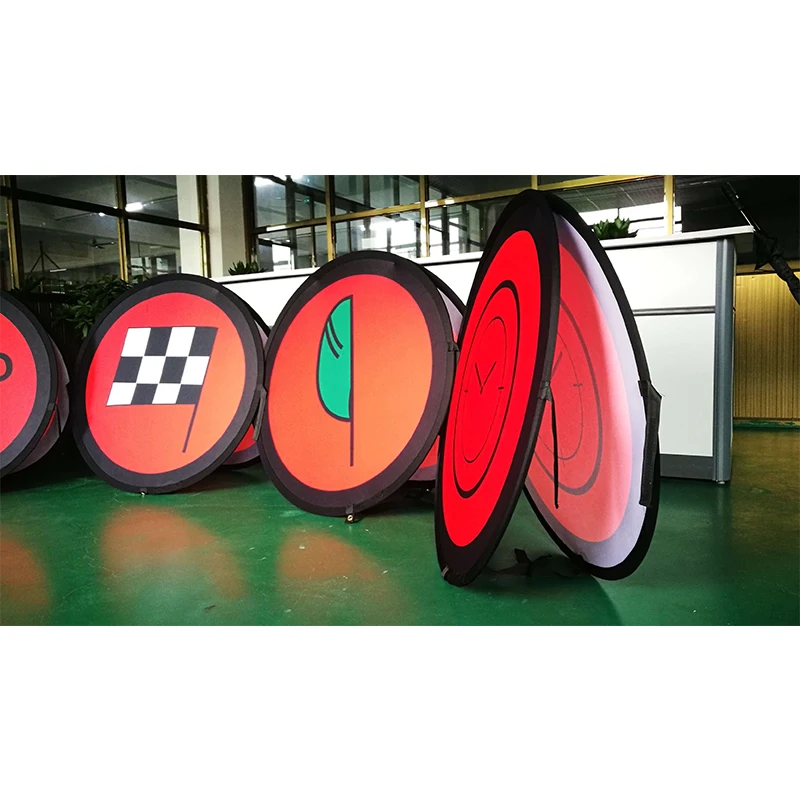 Бесплатная доставка Наружная круглая Рама Баннер полноцветная печать Вашего