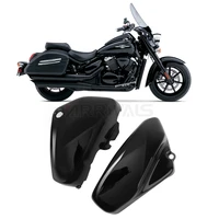 motorcycle black left right battery side cover fairing protector for suzuki c50 vl800 volusia vl 800