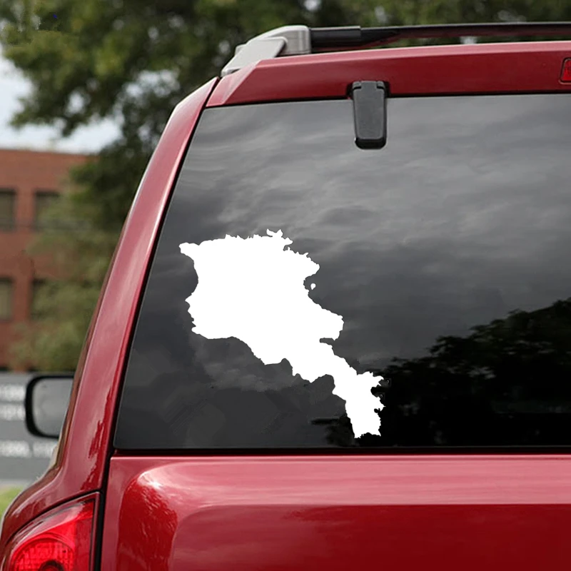 

30482# armenia-map car sticker reflective car decal waterproof stickers on car truck bumper rear window vinyl die cut no bg