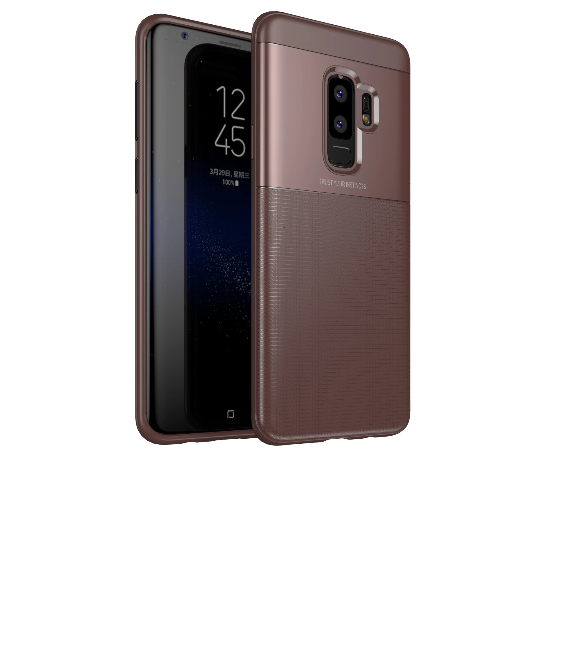 Полный защитный чехол без отпечатков пальцев для Samsung S9|Бамперы| |