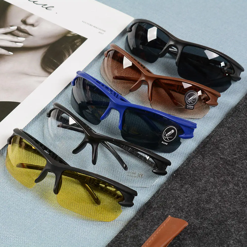 Мужские спортивные солнцезащитные очки зеркальные для езды на велосипеде с